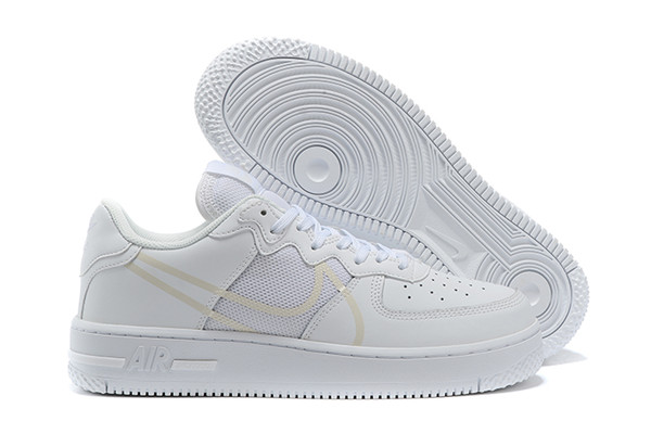 Women's Air Force 1 Low Top White Shoes 049